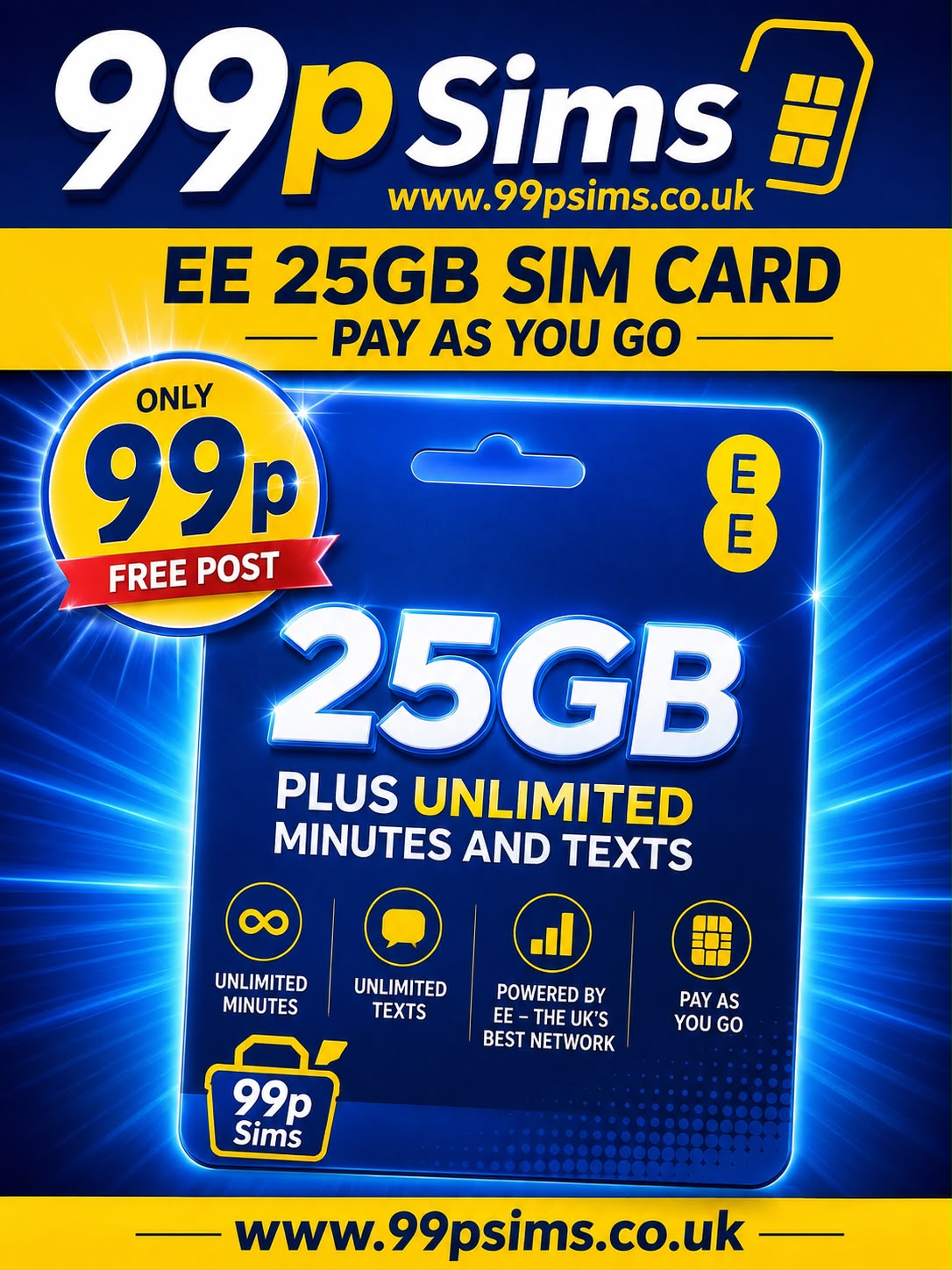 EE 25GB SIM Card