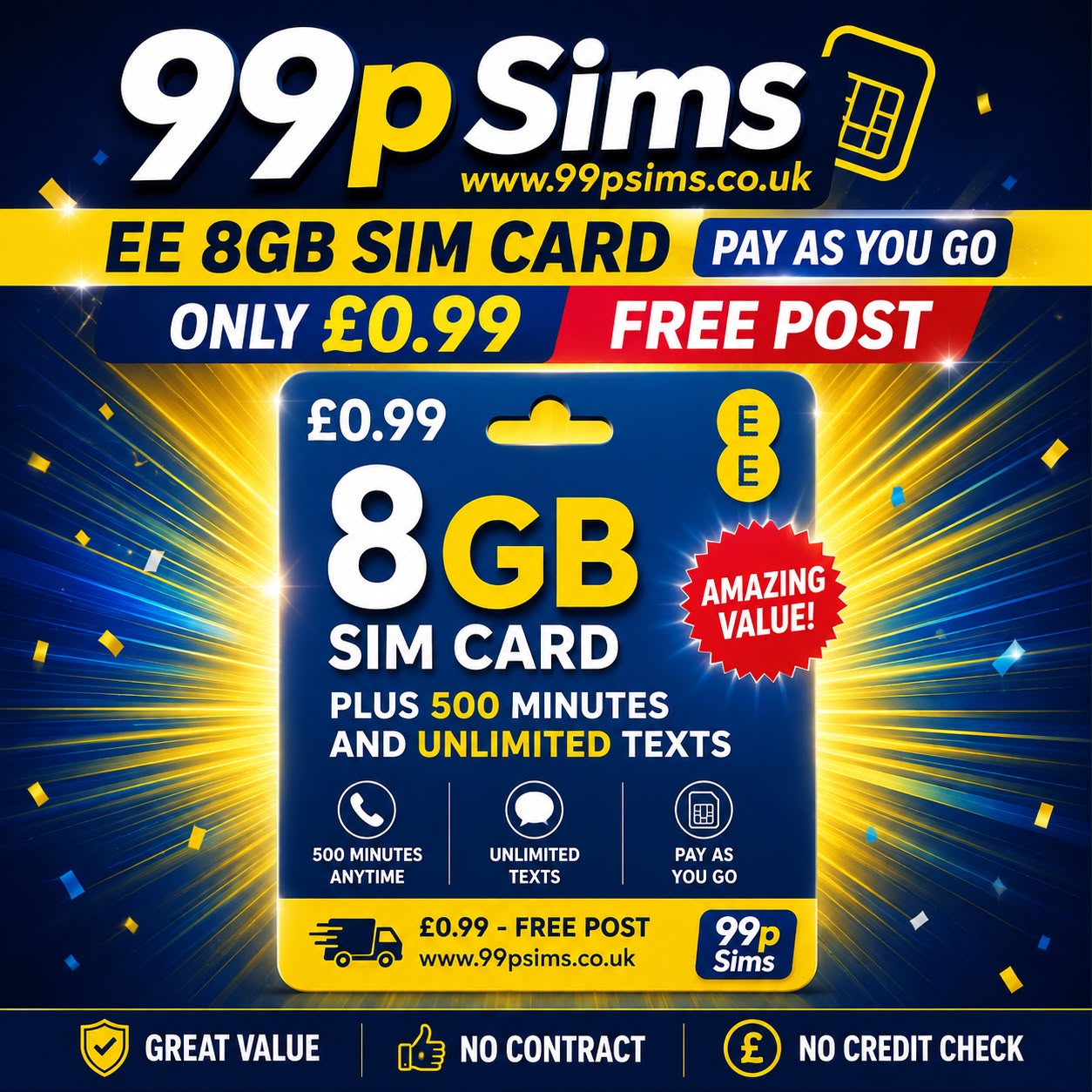 EE 8GB SIM Card